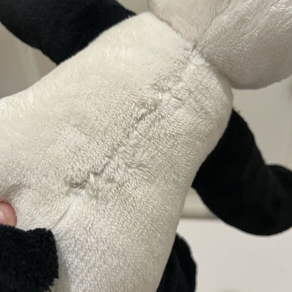 Dan Dee Panda Bear Stuffed Animal Plush 10" Black White Sleepy Sewn Eyes - Picture 6 of 7